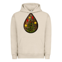 Pigment French Oak christmas  teardrop Urban Hoodie - BundleAndBundleShop
