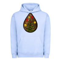 Pigment Grape Ice christmas  teardrop Urban Hoodie - BundleAndBundleShop
