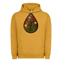 Pigment Peanut Butter christmas  teardrop Urban Hoodie - BundleAndBundleShop
