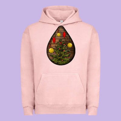 Christmas  Teardrop Urban Hoodie Designed By Bundleandbundleshop