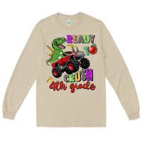 Mushroom ready to crush 4th grade Long Sleeve Tee - Zillion Design Studio