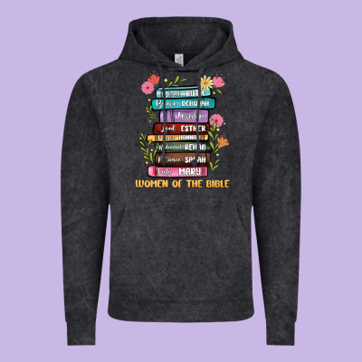 The Original Women Of The Bible Books Full Color Vintage Hoodie Designed By Jahusdesignshop