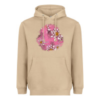 Mushroom lotus patches Heavyweight Hoodie - AdoDesignShop