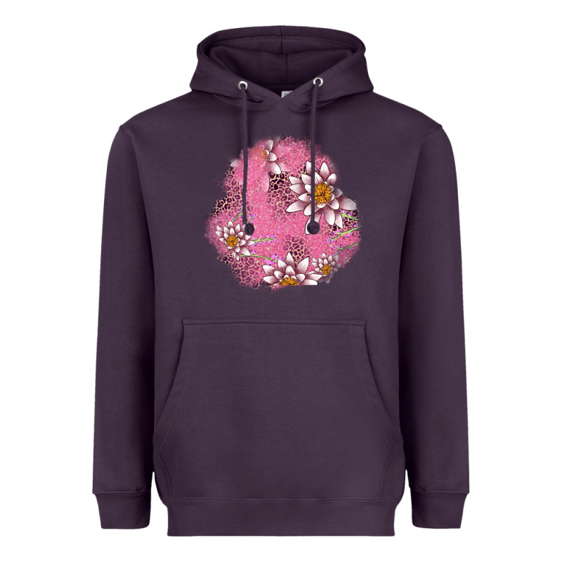 Lotus Patches Heavyweight Hoodie by AdoDesignShop | Teevron