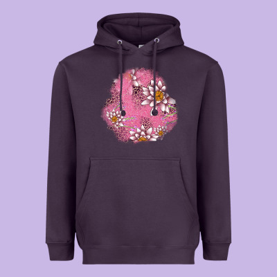 Lotus Patches Heavyweight Hoodie Designed By Adodesignshop