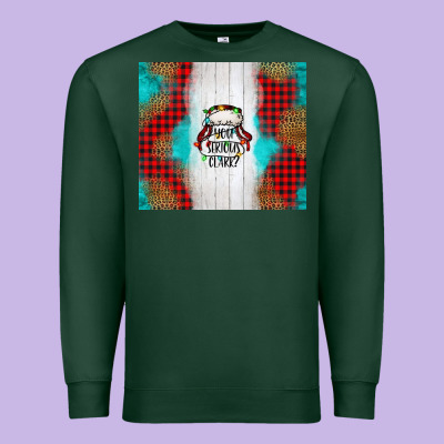 Western You Serious Clark Premium Sweatshirt Designed By Jasminsmagicworld