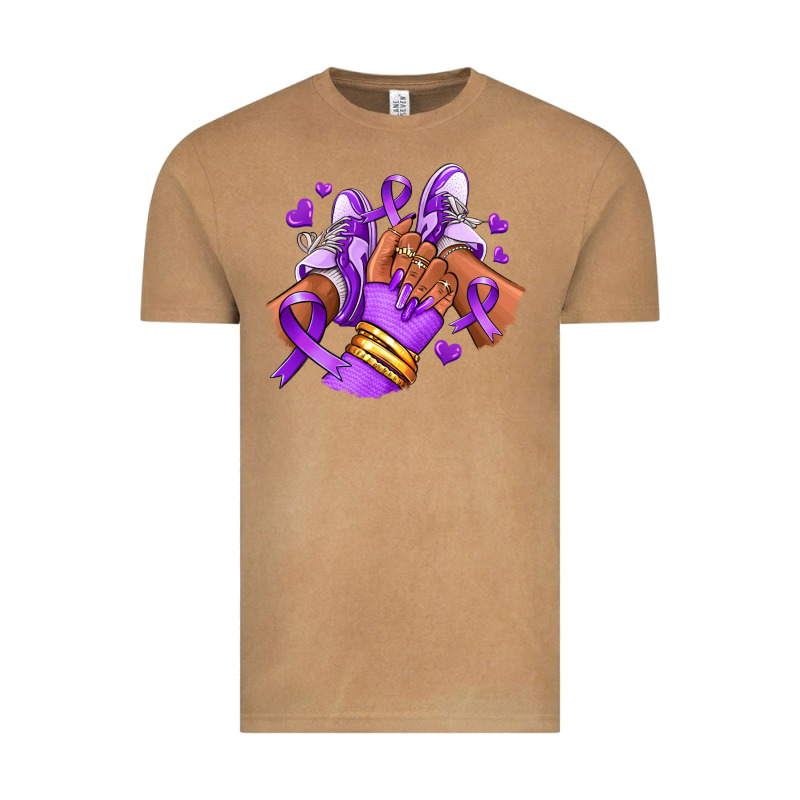 Domestic Violence Afro Girl Sneakers Vintage Tee by RanaPortraitStore | Teevron