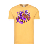 Vintage Mustard domestic violence afro girl sneakers Vintage Tee - RanaPortraitStore