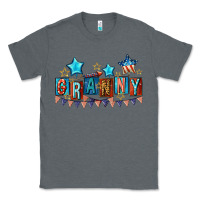 Charcoal Heather American Granny 4th of july Classic Tee - CowGirlArtShop