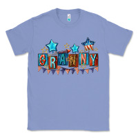 Colony Blue American Granny 4th of july Classic Tee - CowGirlArtShop