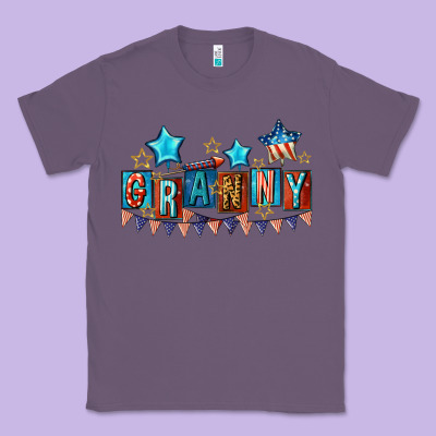 American Granny 4th Of July Classic Tee Designed By Cowgirlartshop