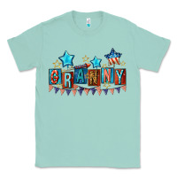 Seafoam American Granny 4th of july Classic Tee - CowGirlArtShop