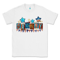 White American Granny 4th of july Classic Tee - CowGirlArtShop