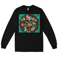 Black sugar skulls tumbler 3 Long Sleeve Tee - CTS Tumbler Store