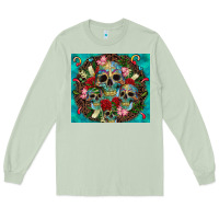 Matcha sugar skulls tumbler 3 Long Sleeve Tee - CTS Tumbler Store