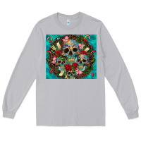 Moon Dust sugar skulls tumbler 3 Long Sleeve Tee - CTS Tumbler Store