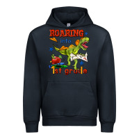 Navy roaring into 1st grade Urban Hoodie - BundleAndBundleShop