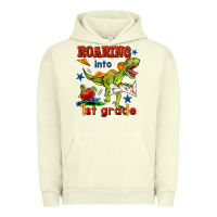 Pigment Pistachio roaring into 1st grade Urban Hoodie - BundleAndBundleShop