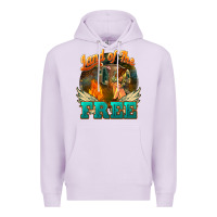 Lilac land of the free Premium Hoodie - NancyCooperArtShop