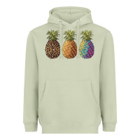Matcha pineapples leopard tie dye summer Heavyweight Hoodie - Artiststas