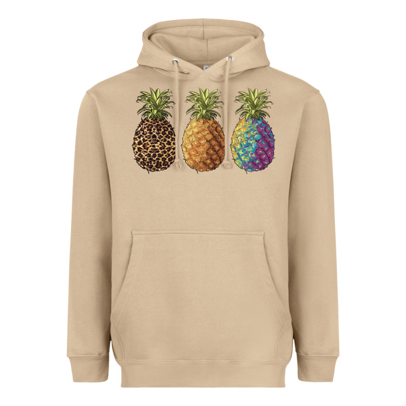 Pineapples Leopard Tie Dye Summer Heavyweight Hoodie by Artiststas | Teevron