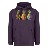Plum pineapples leopard tie dye summer Heavyweight Hoodie - Artiststas