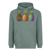 Sage pineapples leopard tie dye summer Heavyweight Hoodie - Artiststas