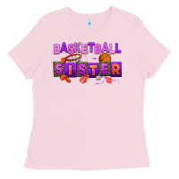 Bubblegum Pink basketball sıster Ladies Tee - AdoDesignShop
