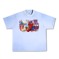 Grape Ice 4th of july teacher coffee cups Urban Heavy Tee - Zillion Design Studio