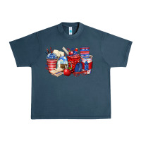 Midnight Navy 4th of july teacher coffee cups Urban Heavy Tee - Zillion Design Studio