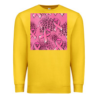 Lemon breast cancer seamless pattern Premium Sweatshirt - Jasminsmagicworld