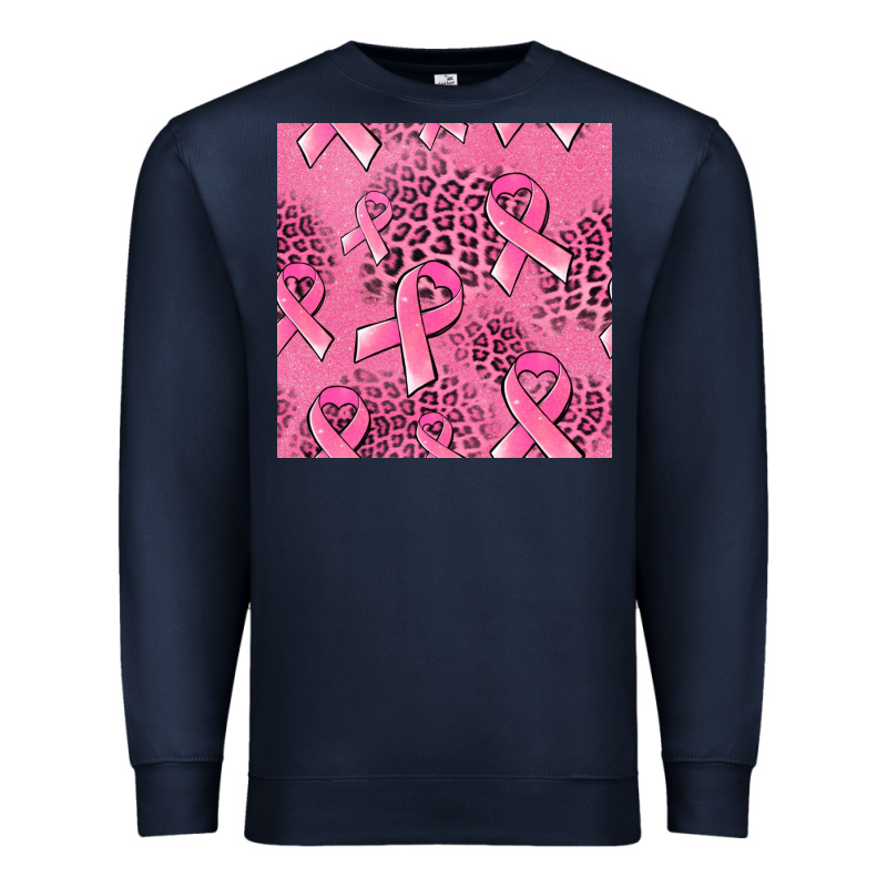 Breast Cancer Seamless Pattern Premium Sweatshirt by Jasminsmagicworld | Teevron