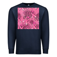 Navy breast cancer seamless pattern Premium Sweatshirt - Jasminsmagicworld