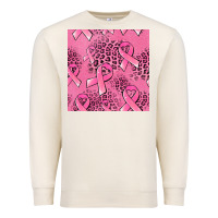 Sandshell breast cancer seamless pattern Premium Sweatshirt - Jasminsmagicworld