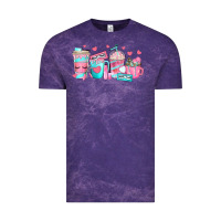Cloud Purple lash hustler coffee cups Vintage Tee - texasbilliewilder