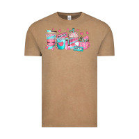 Vintage Coffee lash hustler coffee cups Vintage Tee - texasbilliewilder