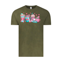 Vintage Olive lash hustler coffee cups Vintage Tee - texasbilliewilder