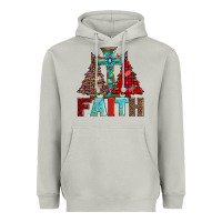 Moon Dust cross and christmas trees Heavyweight Hoodie - AdoDesignShop