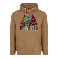 Toasted Coconut cross and christmas trees Heavyweight Hoodie - AdoDesignShop