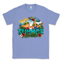 Colony Blue hello summer Classic Tee - SublimationCraftShop