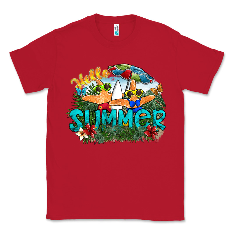 Hello Summer Classic Tee by SublimationCraftShop | Teevron