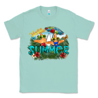 Seafoam hello summer Classic Tee - SublimationCraftShop