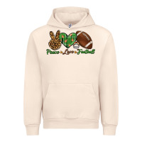 Sandshell peace love football Urban Hoodie - BundleAndBundleShop
