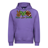 Tulip peace love football Urban Hoodie - BundleAndBundleShop