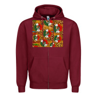 Burgundy mexico sunflower tumbler Zipper Hoodie - HRA Design Shop