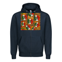 Navy mexico sunflower tumbler Zipper Hoodie - HRA Design Shop