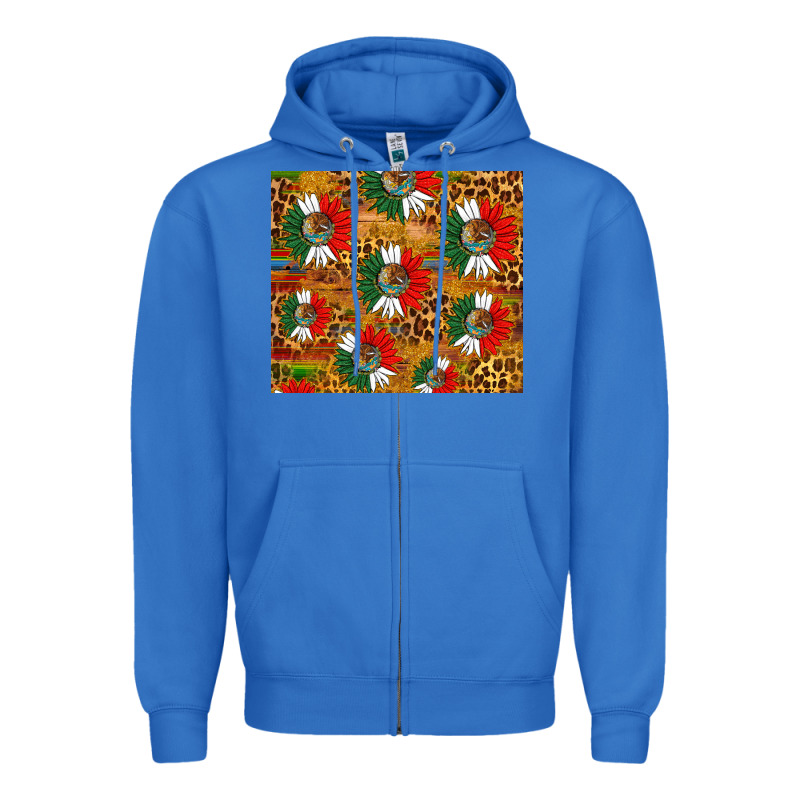 Mexico Sunflower Tumbler Zipper Hoodie by HRA Design Shop | Teevron