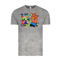 Cloud Rock my child is non verbal but his dad aint afro hand Vintage Tee - RanaPortraitStore
