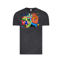 Vintage Black my child is non verbal but his dad aint afro hand Vintage Tee - RanaPortraitStore