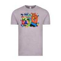 Vintage Zinc my child is non verbal but his dad aint afro hand Vintage Tee - RanaPortraitStore